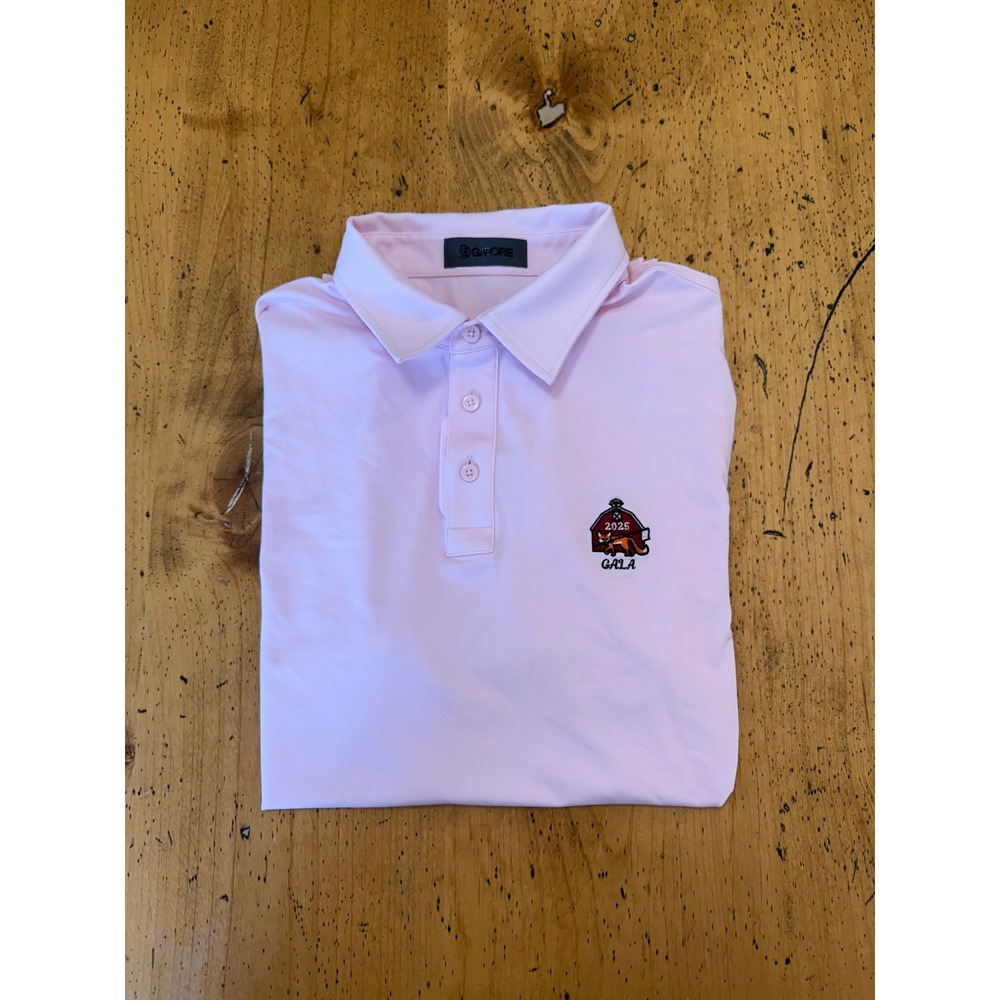 G/FORE Polo Size M Mens Pink Short Sleeve Performance Golf Shirt  Gala Logo